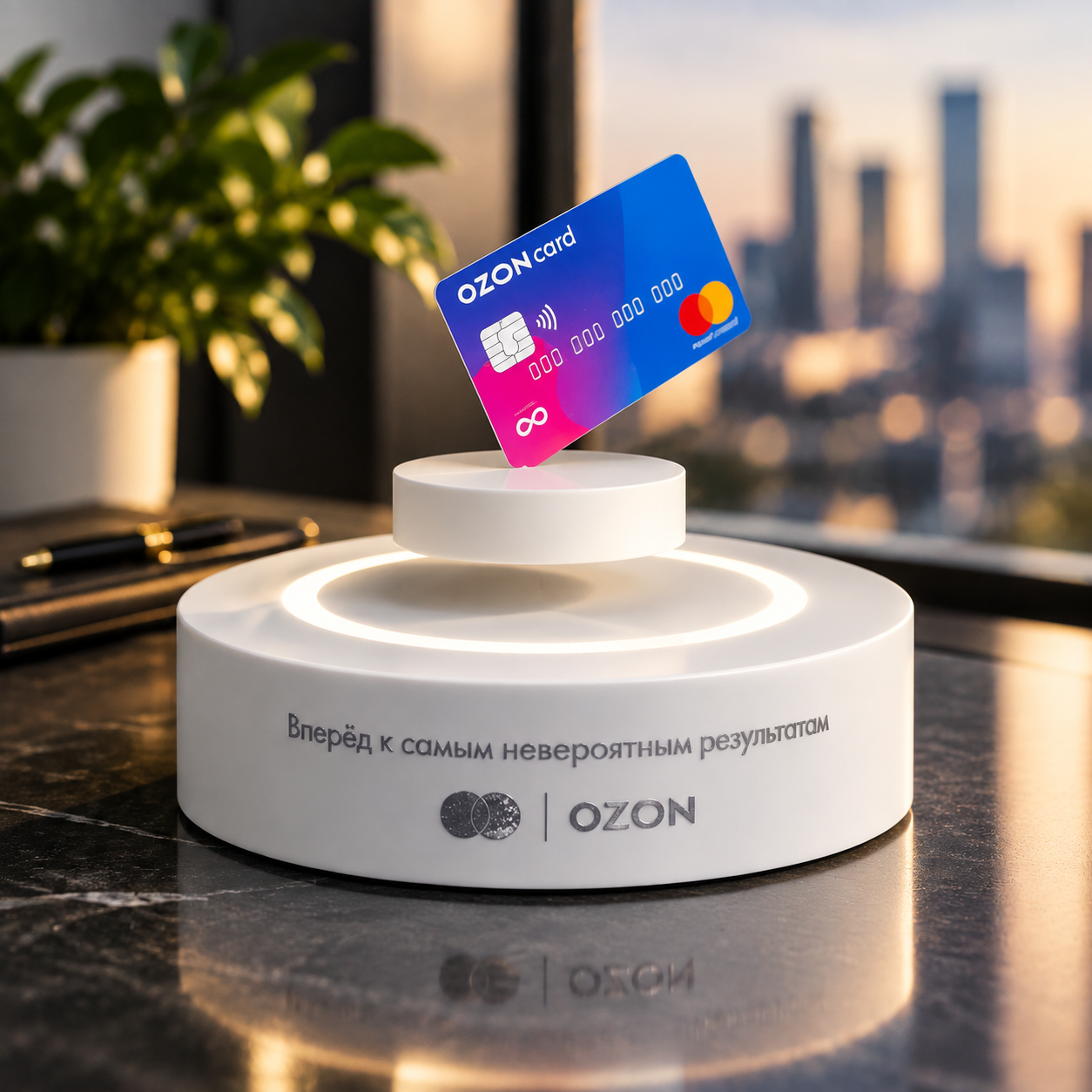 Корпоративный левитирующий сувенир Ozon